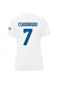 Fotbalové Dres Inter Milan Juan Cuadrado #7 Dámské Venkovní Oblečení 2023-24 Krátký Rukáv